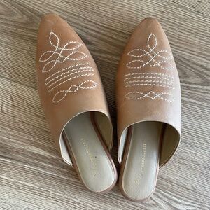 Anthropologie Western Slides